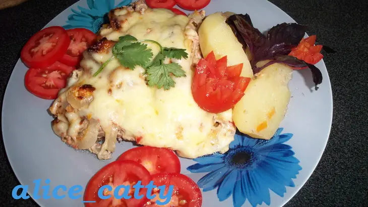 Вариация на тему "мясо по французски": шаг 8