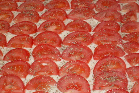 Фокачча со свежими томатами: шаг 4