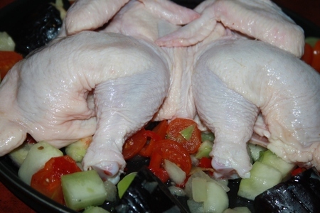 Йогуртовый цыпленок-карри с овощами в свч: шаг 3