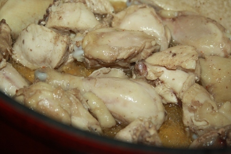 Согревающая "сливочная" рисовая каша с цыпленком: шаг 2