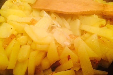 Картошка с салом и чесноком: шаг 3