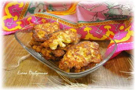 Оладушки куриные с тыквой: шаг 8