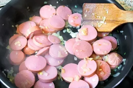 Сардельки в соусе ругай: шаг 2