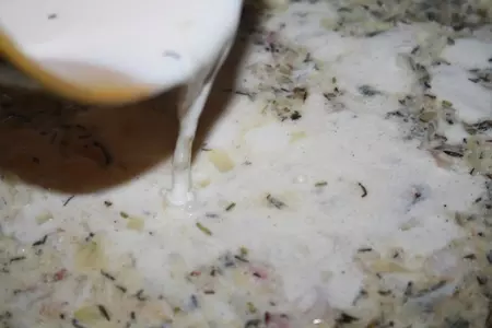 Пицца "бьянка" с беконом и морепродуктами: шаг 9