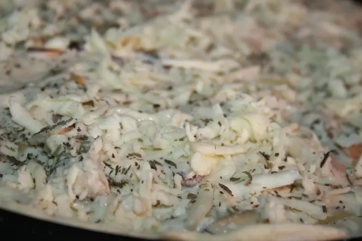 Пицца "бьянка" с беконом и морепродуктами: шаг 13