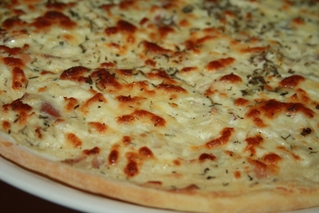 Пицца "бьянка" с беконом и морепродуктами: шаг 16