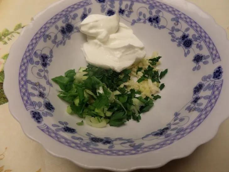 Салат с рисом и овощами: шаг 4