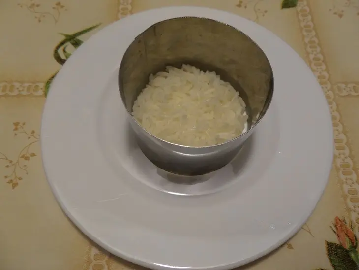 Салат с рисом и овощами: шаг 5
