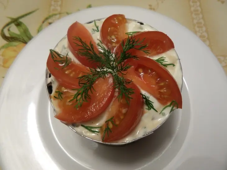 Салат с рисом и овощами: шаг 9
