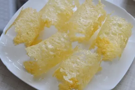 Сырные "канеллони" с салатом: шаг 4