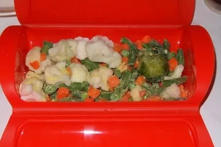Треска с овощами: шаг 2