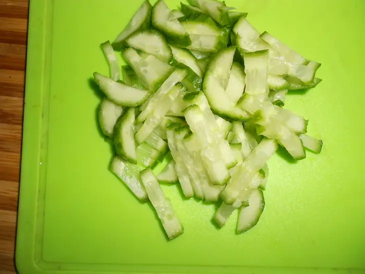 Салат с рисом и говядиной в лаваше: шаг 3