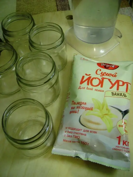 Утренний йогуртовый смузи: шаг 1