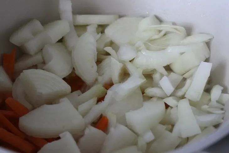 Плов с говядиной и изюмом: шаг 2