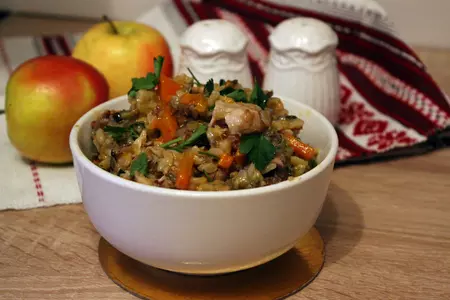 Рис с курицей и овощами в мультиварке: шаг 7