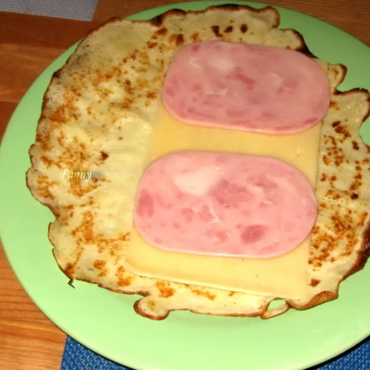 Блинчики с ветчиной и сыром: шаг 5
