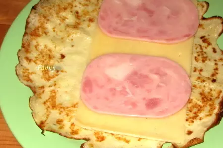 Блинчики с ветчиной и сыром: шаг 5