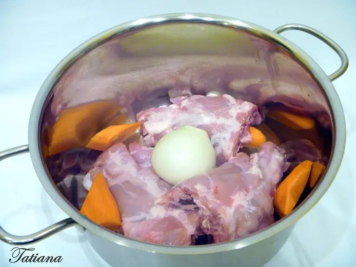 Куриный суп с диким рисом и овощами: шаг 2
