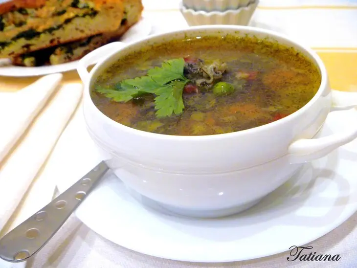 Куриный суп с диким рисом и овощами: шаг 7