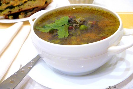 Куриный суп с диким рисом и овощами: шаг 7