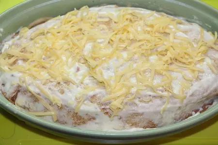 Блинная "лазанья": шаг 15