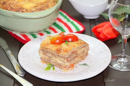 Блинная "лазанья": шаг 16