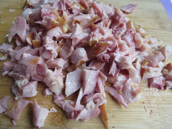 Курник с копченой курицей и лесными грибами «прощай, масленица!»: шаг 4