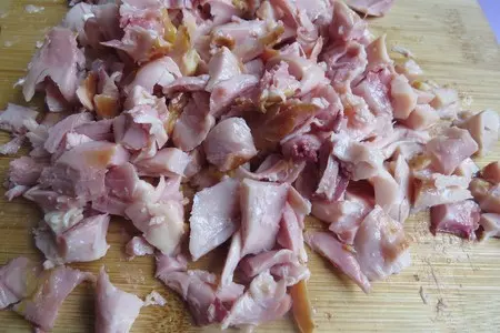 Курник с копченой курицей и лесными грибами «прощай, масленица!»: шаг 4