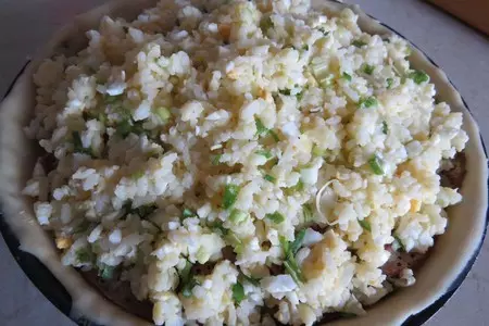 Курник с копченой курицей и лесными грибами «прощай, масленица!»: шаг 11