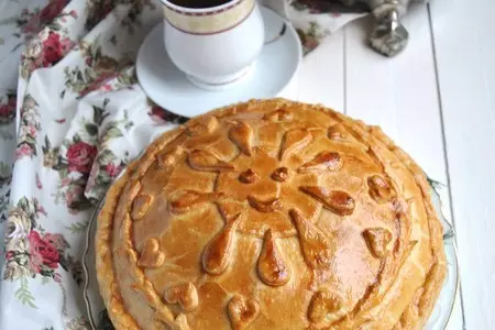 Курник с копченой курицей и лесными грибами «прощай, масленица!»: шаг 15