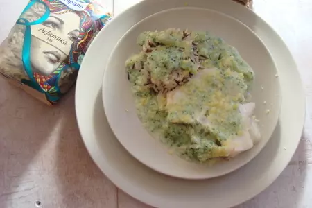 Брокколи в сливочном соусе с рисом: шаг 8