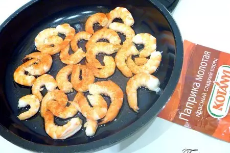 Салат с киноа, креветками и цитрусами: шаг 3