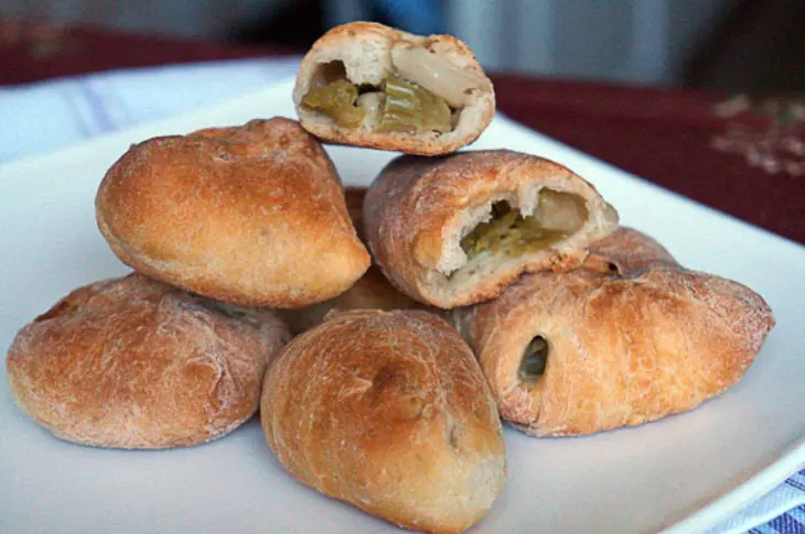 Конверты из теста с цветной капустой и брокколи: шаг 6
