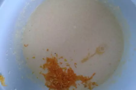 Йогуртовые кексы с яблоком и мандарином: шаг 2