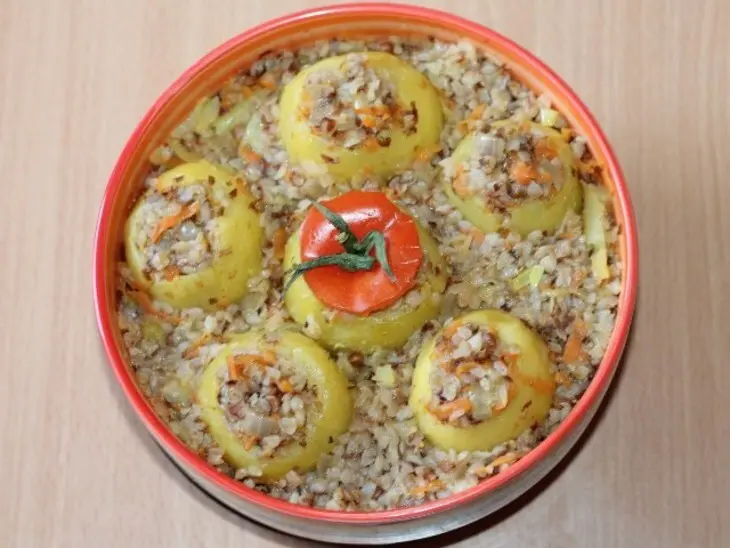 Картофель, фаршированный гречневой кашей: шаг 11