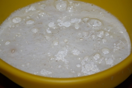 Постный цельнозерновой хлеб на живых дрожжах с рисом и луком: шаг 5