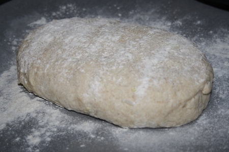 Постный цельнозерновой хлеб на живых дрожжах с рисом и луком: шаг 9