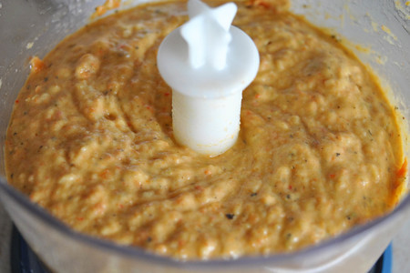 Постный суп-пюре из запечённых овощей с фасолью «лима» и мини-чили: шаг 5