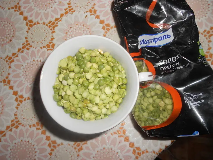 Постный гороховый паштет: шаг 1
