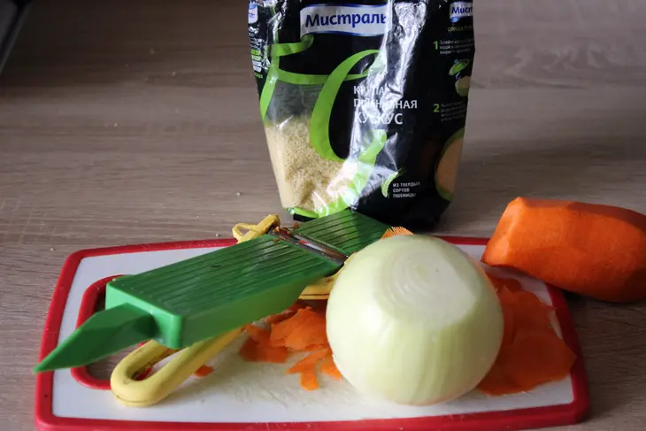 Суп из сёмги с кускусом: шаг 3