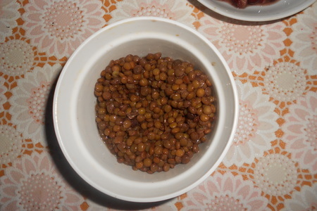 Чечевица с фасолью в томатном соусе: шаг 2