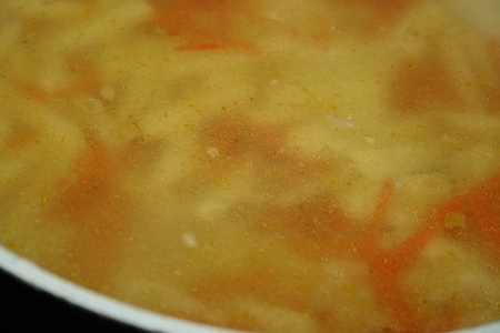 Сытный постный суп с кислой капустой, грибами и диким рисом: шаг 4