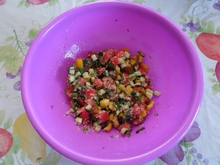 Салат с кускусом: шаг 9