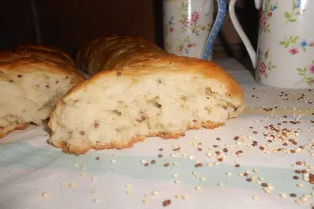 Ванильный батон с киноа: шаг 9