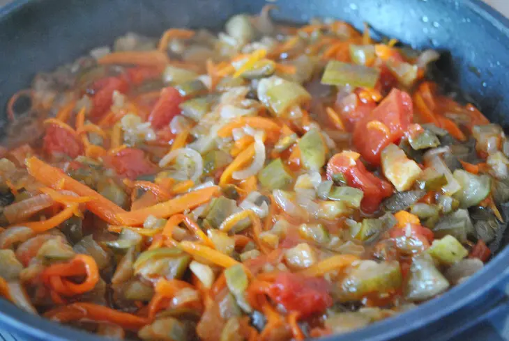 Постная похлебка с перловкой,  шампиньонами и тимьяном: шаг 4