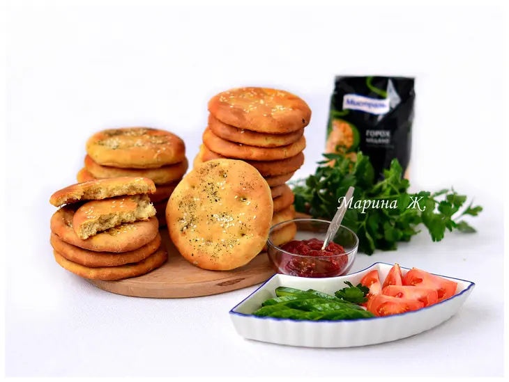 Гороховые лепешки: шаг 9