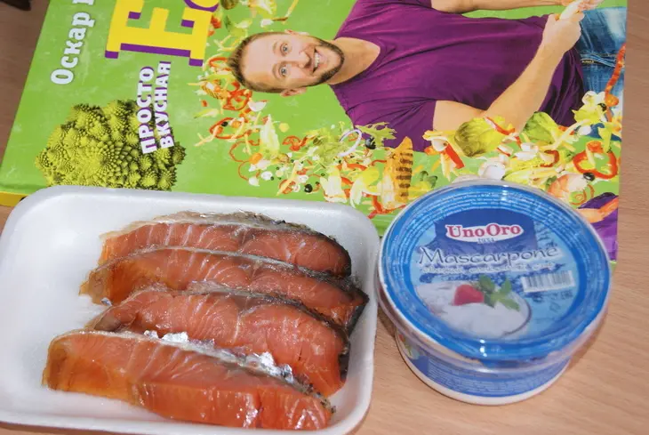 Салат с муссом из копченного лосося от оскара кучеры: шаг 4