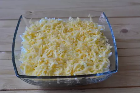 "тещин салат" с курицей: шаг 11