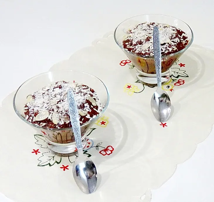 Шоколадный мусс с кокосовой стружкой: шаг 7