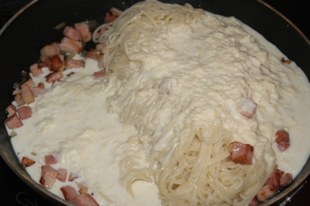 Спагетти "карбонара": шаг 5